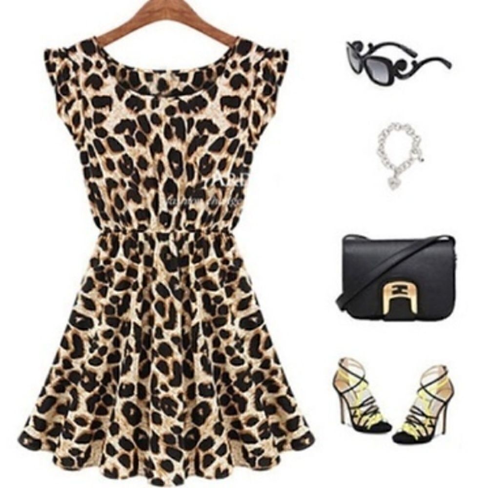 Leopard Print Dress 